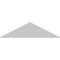 Ekena Millwork Peaked Cap 4 Spoke Architectural Grade PVC Pediment, 86"W x 22-1/2"H x 2"P (Pitch 6/12) PEDPS086X225PKC04 - alternate 6